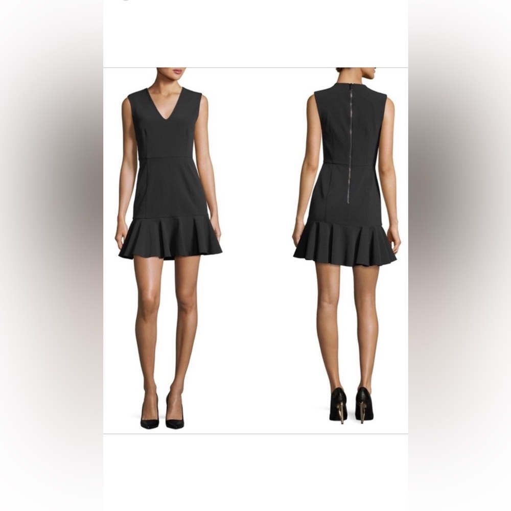 Veronica Beard Black Sleeveless Dress